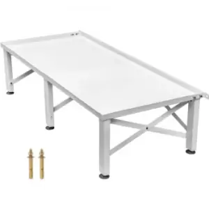 Image of VEVOR Laundry Pedestal 48.8 x 21.6 Inch Width Universal Laundry Pedestal 11.8" Inch Height Laundry Pedestal Universal with Height-adjustable Feet for