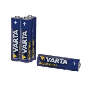 Image of Varta Industrial AA Alkaline Batteries Pack of 4