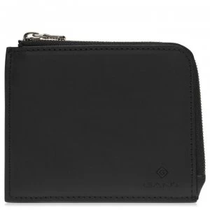 Image of Gant Gant Leather Zip Wallet Mens - Black