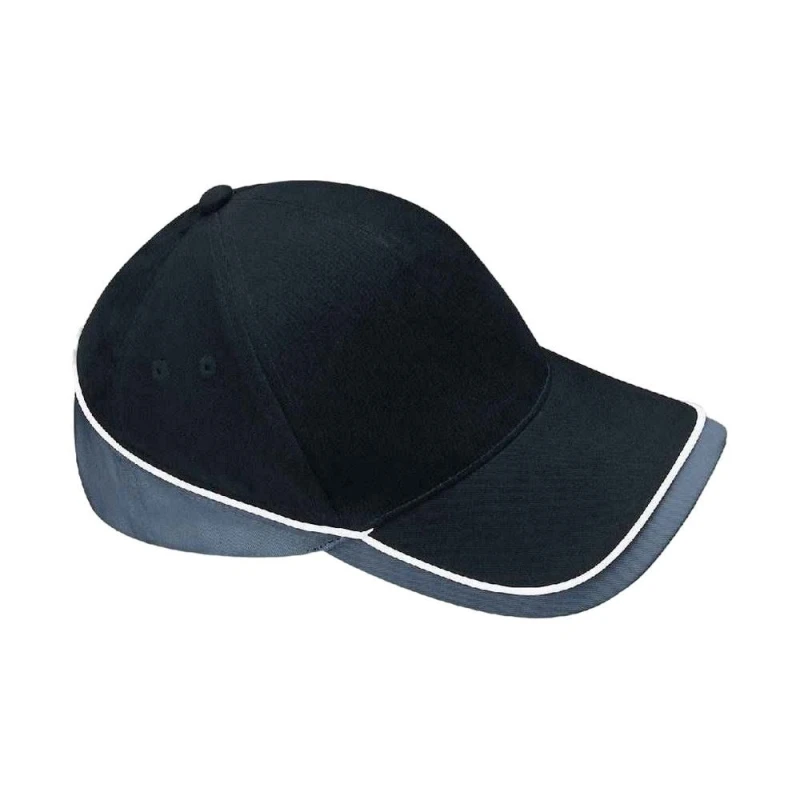 Image of Beechfield Beechfield Men Teamwear Competition Cap in Black One Size Male 5063527315724