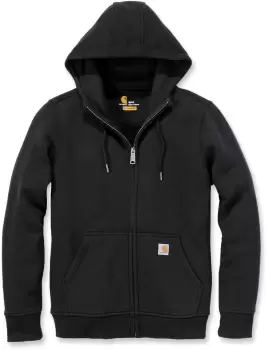 Image of Carhartt Clarksburg Full Zip Ladies Hoodie, black, Size L for Women, black, Size L for Women