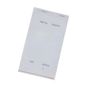 Image of Carbonless Perforated 96 x 165mm Duplicate Pad with 50 Sheets 1 x Pack of 50