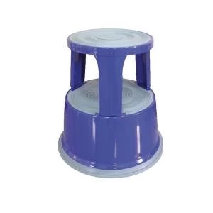 Image of Q-Connect Metal Step Stool Blue KF04847