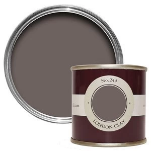 Image of Farrow & Ball Estate London clay No. 244 Emulsion Paint 100ml Tester pot