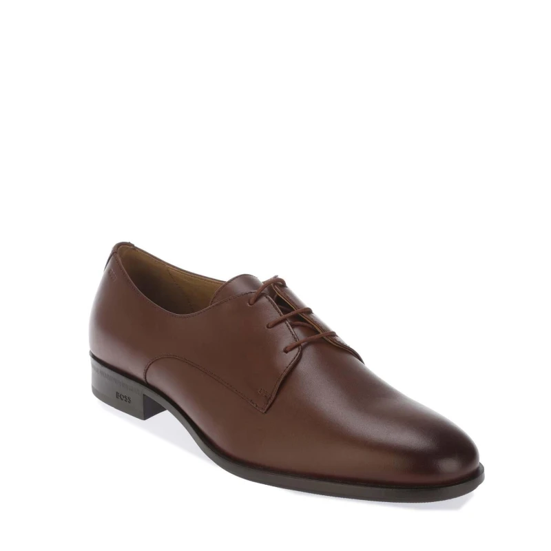 Image of Boss Mens Colby Derby Shoes Medium Brown male 6 (40)