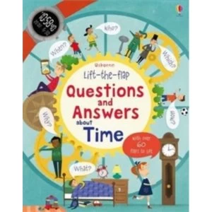 Image of Lift-The-Flap Questions and Answers About Time by Katie Daynes (Board book, 2016)