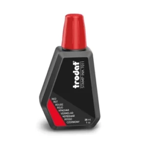 Image of Trodat Stamp Pad Ink Red 28ml