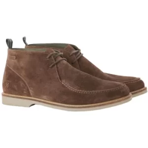 Image of Barbour Mens Terris Boots Dk Brown Suede 7