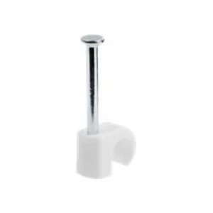 Image of StarTech.com 100 Pack of Nail Mounted Cable Clip - Medium