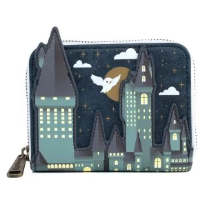 Image of Loungefly Harry Potter Hogwarts Castle Zip Around Wallet