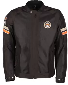 Image of Helstons Elron Mesh Motorcycle Textile Jacket, brown Size M brown, Size M