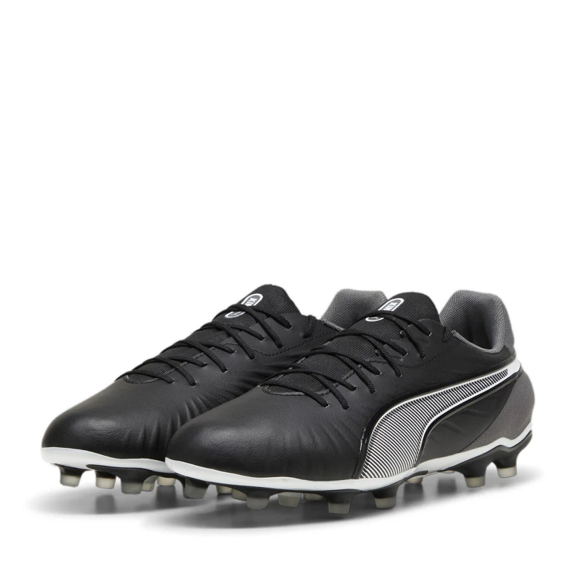 Image of Puma King Match Firm Ground Football Boots - Black 8.5