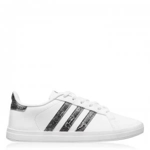 Image of adidas Courtpoint Womens Tennis Shoes - Wht/SnakePrint