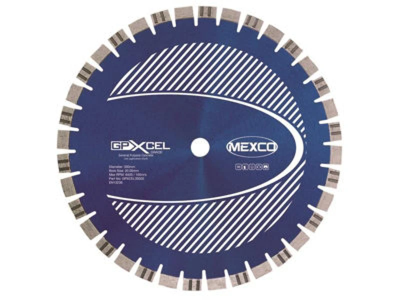 Image of Mexco Gpxcel30020 Xcel Grade Concrete Diamond Blade 300 X 20mm Mexgpxl30020