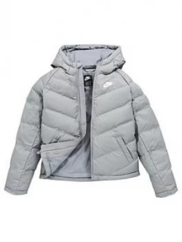 Image of Nike Older Kids Filled Jacket - Grey