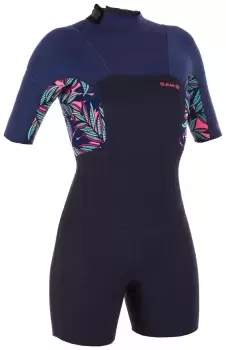 Image of Decathlon 500 Womens Short-Sleeved Neoprene Shorty-1.5mm, M