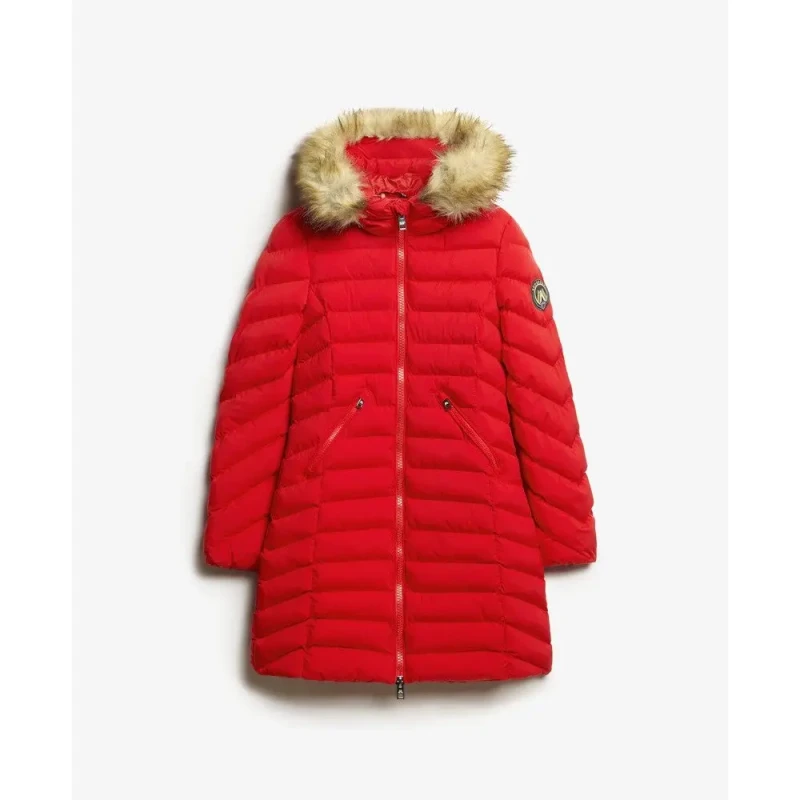 Image of Superdry Fuji Puffer Jacket - Red Red 10