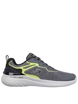 Image of Skechers Air-cooled Trainer, Dark Grey, Size 9, Men