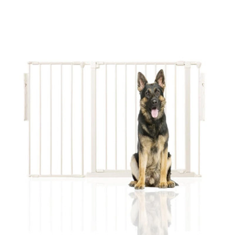 Image of Bettacare Premium Multi Panel Flexible Pet Barrier, Up To 128Cm Wide, White, 70Cm High