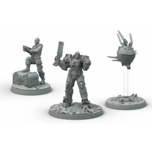 Image of Fallout: Wasteland Warfare - Brotherhood of Steel Knight - Captain Cade, Paladin Danse Board Game