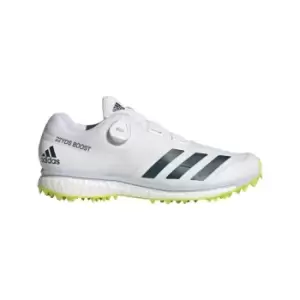 Image of adidas 22YDS Boost Cricket Shoes - Yellow