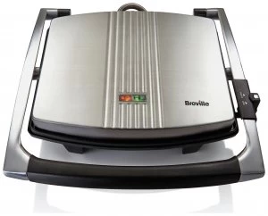 Image of Breville VST026 4 Portion Sandwich Press - Stainless Steel