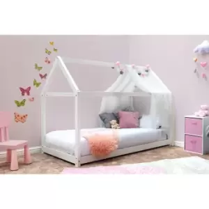 Image of Crazy Price Beds Treehouse White Wooden Single Bed