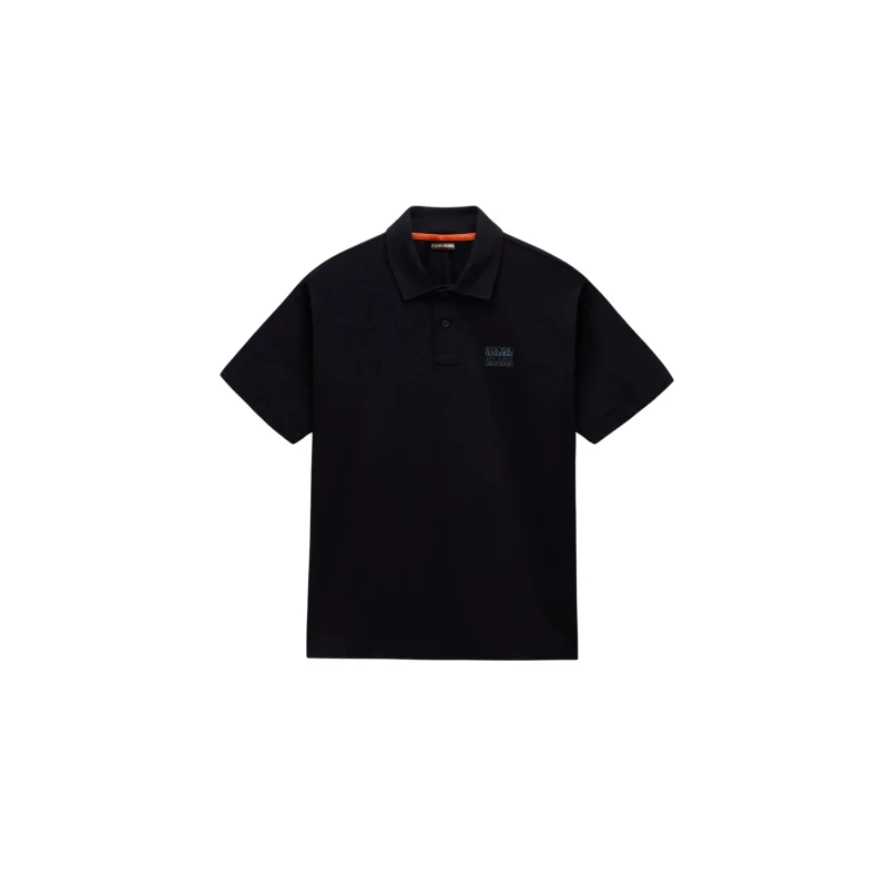 Image of Polo Napapijri E-Elevated Logo Noir Male M
