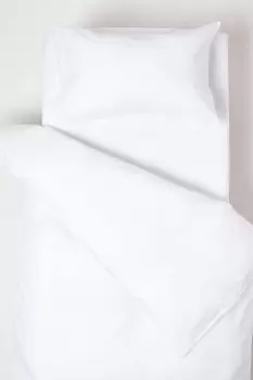 Image of Linen Cot Bed Duvet Cover Set 120 x 150 cm