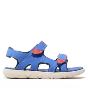 Image of Timberland Perkins Row Strappy Sandal For Toddler In Blue Blue Kids, Size 7.5