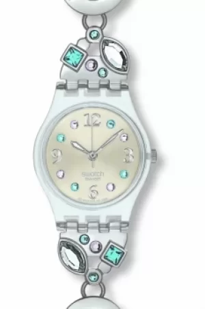 Image of Ladies Swatch Menthol Tone Watch LK292G