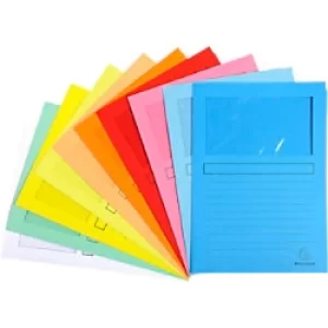 Image of Exacompta Window Folder SUPER A4, Assorted, 10 Packs of 10