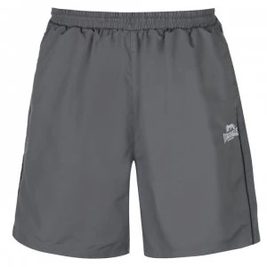Image of Lonsdale Pocketed Woven Shorts Mens - Charcoal