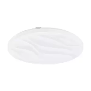 Image of Wall Flush Ceiling Light Colour White Shade White Plastic Bulb LED 36W Included