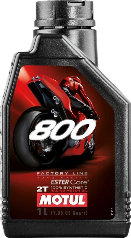 Image of MOTUL 800 2T Factory Line Road Racing Motor Oil 1 Liter