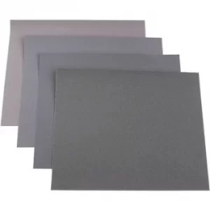 Image of kwb 812316 Sandpaper sheet set Grit size 40, 100, 150, 180 (L x W) 280 mm x 230 mm 50 pc(s)