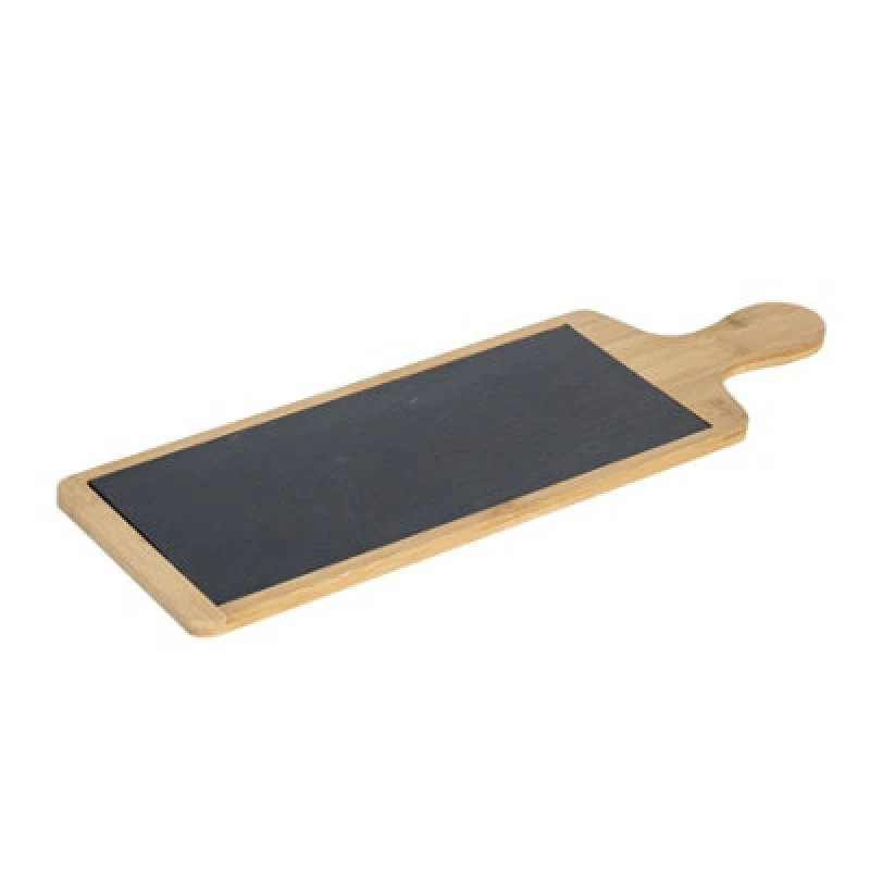 Image of Argon Tableware Bamboo Slate Serving Paddle 44.5 x 14.5cm Grey