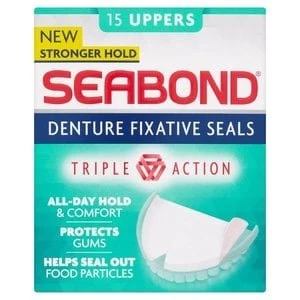 Image of Seabond Denture Fixative Seals Triple Action 15 Uppers