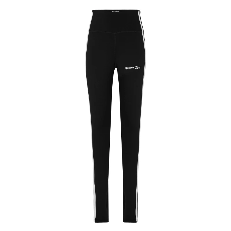 Image of Reebok Identity Energy High-Rise Leggings Womens Gym Legging - Black 4