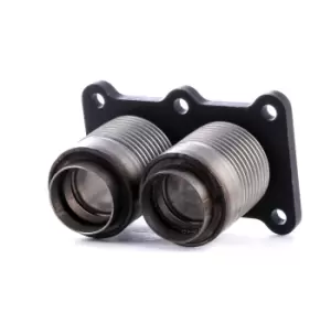 Image of RIDEX Flex Hose, exhaust system 3971F0006 VW,AUDI,SKODA,Golf IV Schragheck (1J1),Golf IV Variant (1J5),Bora Limousine (1J2),Bora Variant (1J6)