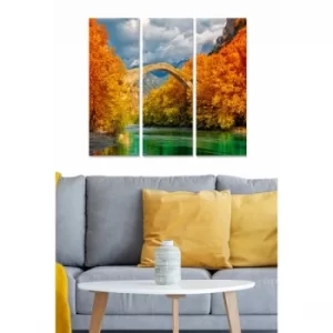 Image of MDF123261874 Multicolor Decorative MDF Painting (3 Pieces)