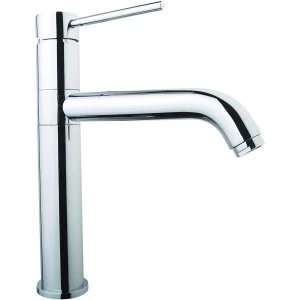 Image of Wickes Lapilli Single Lever Kitchen Mixer Sink Tap Chrome