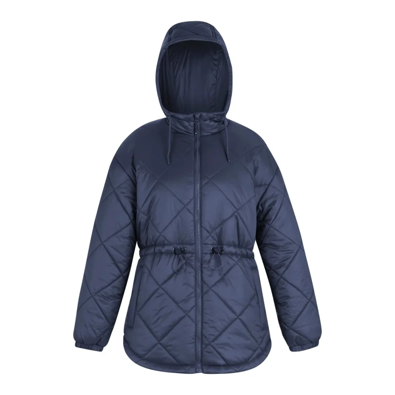 Image of Regatta Womens Ivey Water-Repellent Insulating Padded Jacket in Navy Size: 14 Navy Female 14