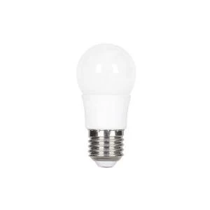 Image of GE Lighting 7W Heliax w. Glass Globe Compact Fluorescent Bulb A Energy