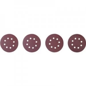 Image of Ryobi RO125A10 5132002608 Router sandpaper set Hook-and-loop-backed Grit size 100, 120, 240, 320 (Ø) 125mm 1 Set