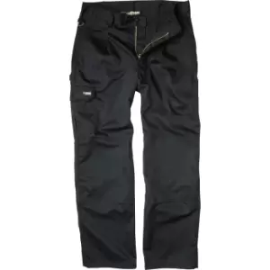 Image of Apache Mens APIND Industry Work Trousers Black 40" 33"