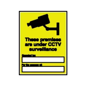 Image of Warning These Premises Are Under CCTV Surveillance - RPVC (300 X 400MM)