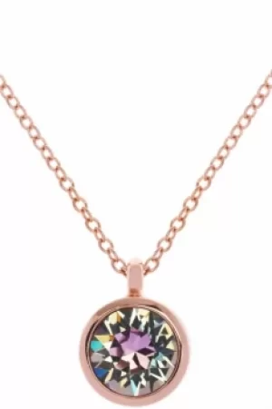 Image of Ladies Karen Millen PVD rose plating Crystal Dot Necklace KMJ869-24-99