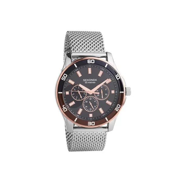 Image of Sekonda 1841 Stainless Steel Mesh Bracelet Watch - W31216