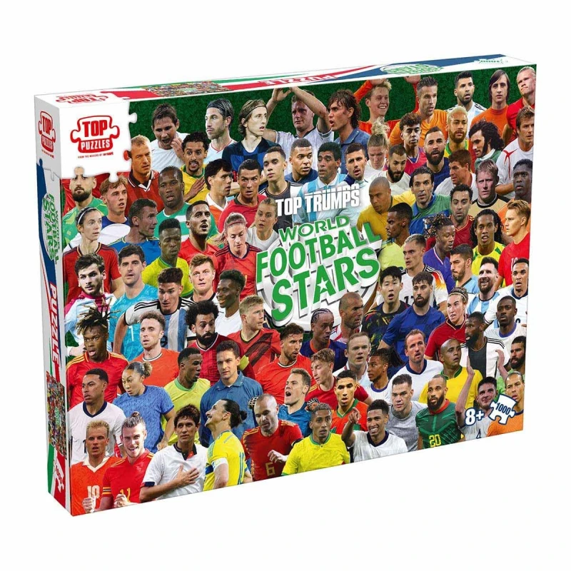 Image of World Football Stars 1000 Piece Jigsaw Puzzle (New)